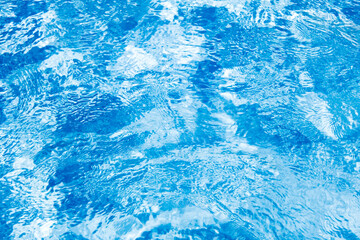プールの波紋