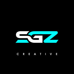 SGZ Letter Initial Logo Design Template Vector Illustration