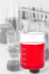 Laboratory equipment in laboratory-Beaker