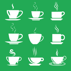 Fototapeta premium drink icon set