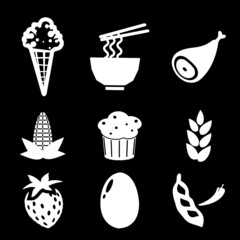 food icon set
