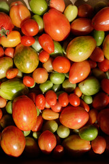 red and green peppers