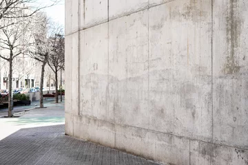 Fototapeten Urban background with fragment of empty building wall © Rymden