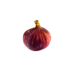 Obraz premium Fresh fig, Ficus carica. Ripe fruit isolated on white background