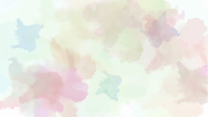 Colorful vector watercolor backgrounds for poster, brochure or flyer, Bundle of watercolor posters, flyers or cards. Banner template.