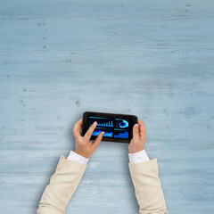 Using financial application