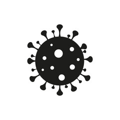 Coronavirus icon. Simple vector illustration on a white background