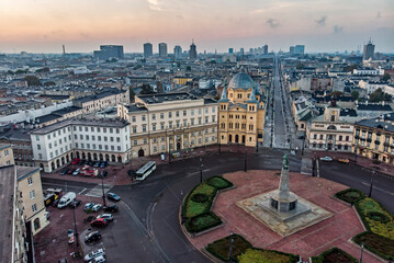 Fototapeta na wymiar Plac Wolności- miasto Łódź