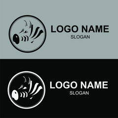Head Zebra Logo Design Vector