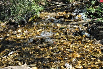 stream on the mountain