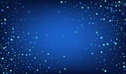 Blue Cell Celebration Blue Vector Background. Top 