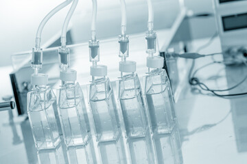 Laboratory facility for the production of an experimental vaccine against coronavirus