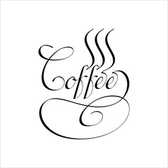 Coffee Hand Drawn Pen Ink Style M_2010001