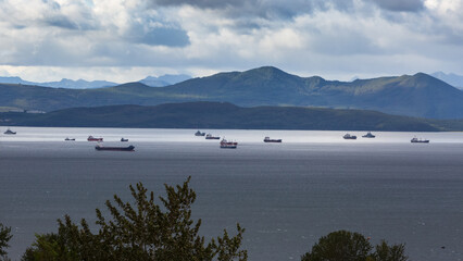 On the Kamchatka roadstead in Avacha Bay