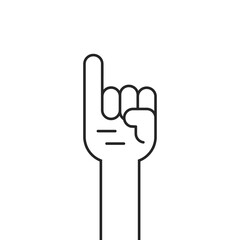 black thin line pinky finger like promise