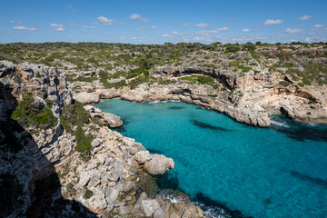 Cala Màrmols, ,Santanyi coast, Mallorca, Spain