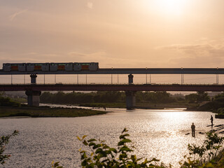 Obraz premium 多摩モノレール