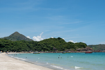 Ham Tin beach in Sai Kung, Hong Kong