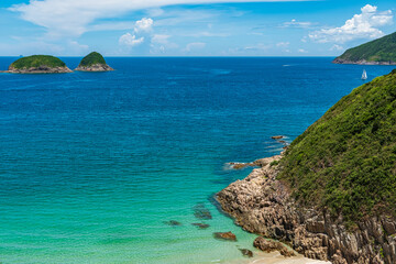 Obraz premium Ham Tin beach in Sai Kung, Hong Kong
