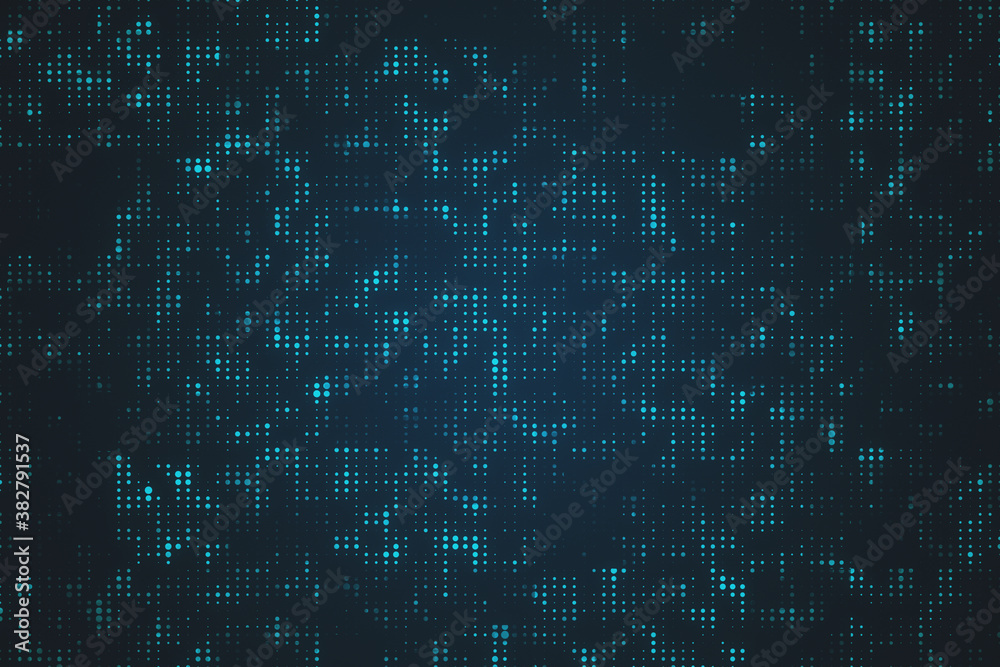 Poster seamless halftone dot pattern background.