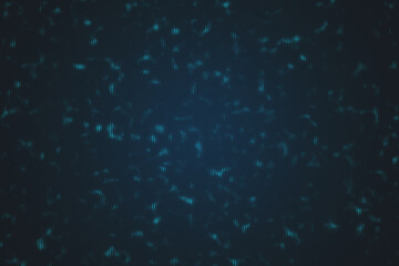 Creative blue wallpaper with colorful circles.