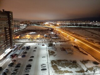 Fototapeta premium traffic at night