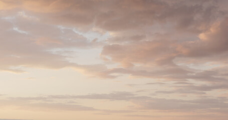 background of clouds on sunset sky