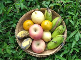 apples in a basket