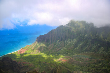 Kalalau Valley, Na Pali Coast State Wilderness Park, Kauai, Hawaii