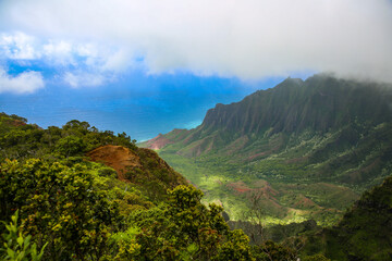 Kalalau Valley, Na Pali Coast State Wilderness Park, Kauai, Hawaii