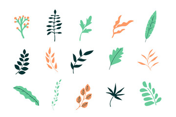 Simple vector leaves