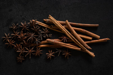 Spices containing cinnamon and star anise