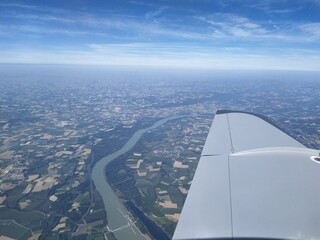 Fototapeta na wymiar Danube from above