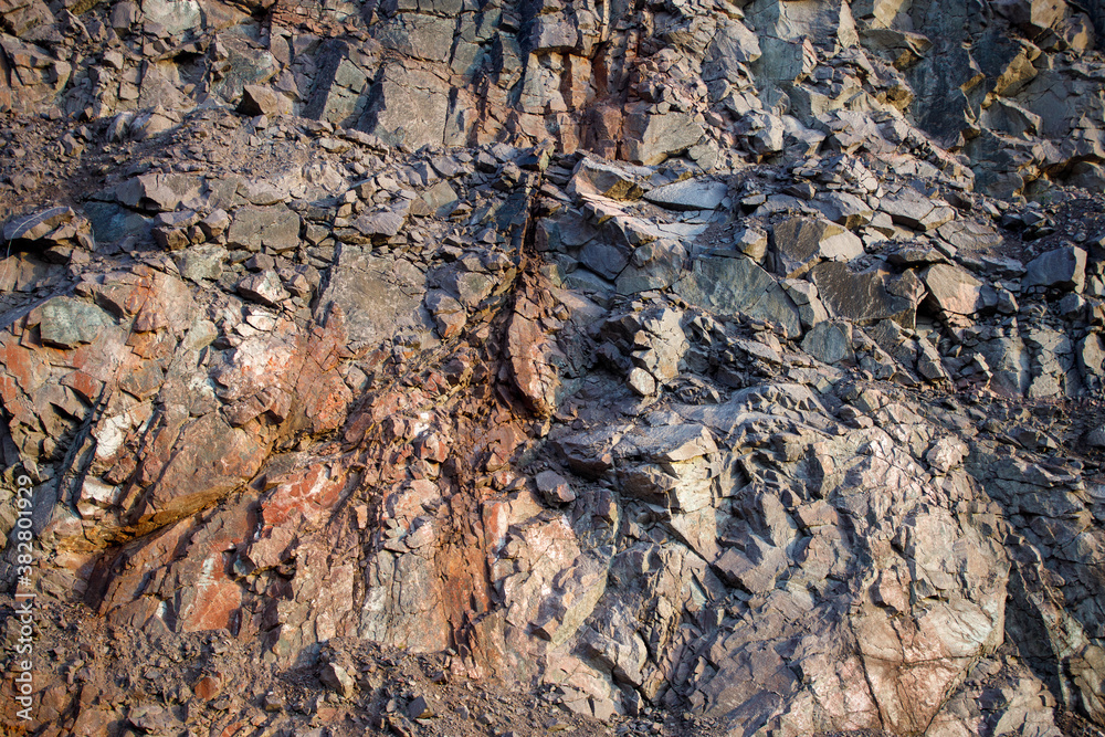 Poster rock formations. stone background for designer