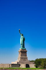 Fototapeta na wymiar The Statue of Liberty in New York City, USA