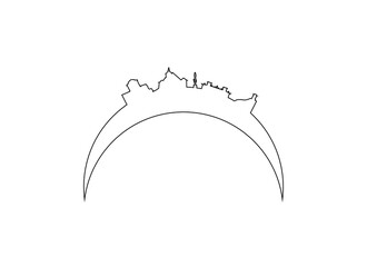 Eisenstadt city skyline in Austria. 