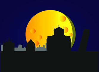 Fototapeta premium Pisa city skyline in Italy. 