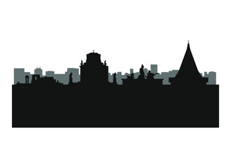 Fototapeta premium Syracuse city skyline in Italy. 