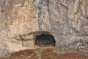 
cave in the mountain