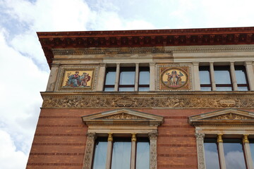 Details on exterior of building