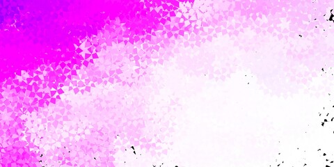 Light purple vector pattern with polygonal shapes.