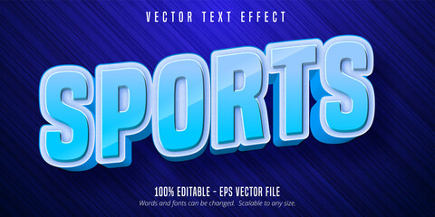 Sports text, sport style editable text effect