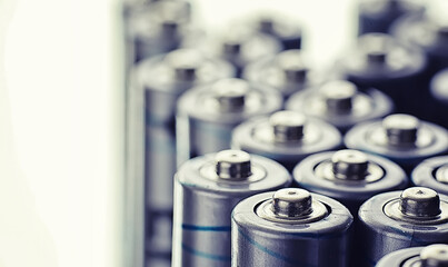 Batteries of different sizes. Caring for the environment. Disposal of used batteries. Zero waste.
