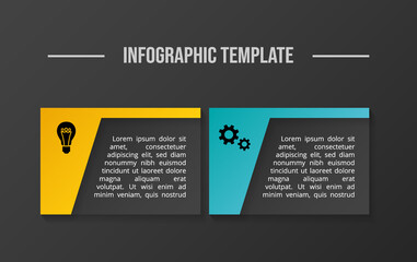 Business infographic template. Timeline. Vector