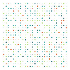 Halftone dots, dotted pattern. Pointillist, pointillism vector illustration. Speckles textire