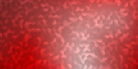 Light red vector texture with memphis shapes.