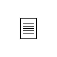 document icon vector symbol