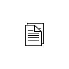document icon vector symbol