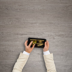 Using financial application