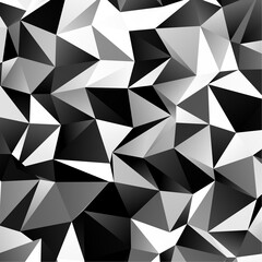 Obraz premium Low poly triangular, triangles vector background. Shatter, crumple effect. Chaotic glass pane